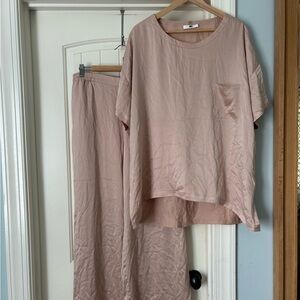 lunya Soft Blush Lounge Set